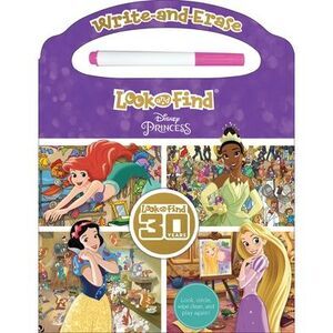 Disney Princess: Write-And-Erase Look and Find -- Pi Kids